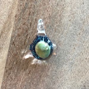 Hand Blown Glass Necklace Pendant
